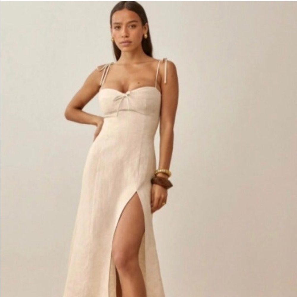 Reformation Joyce Linen Dress